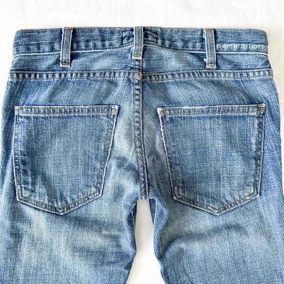 *Current Elliot* THE SKINNY BRASS STUD WASH JEANS* Sz 23 - Picture 5 of 9